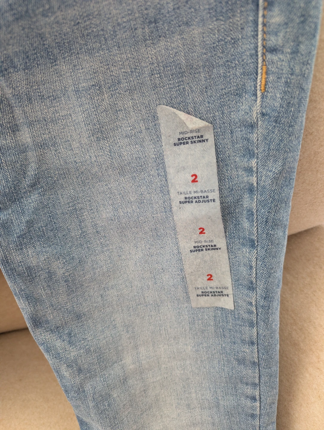 Brand new rockstar Old Navy midrise size 2 skinny - photo 2