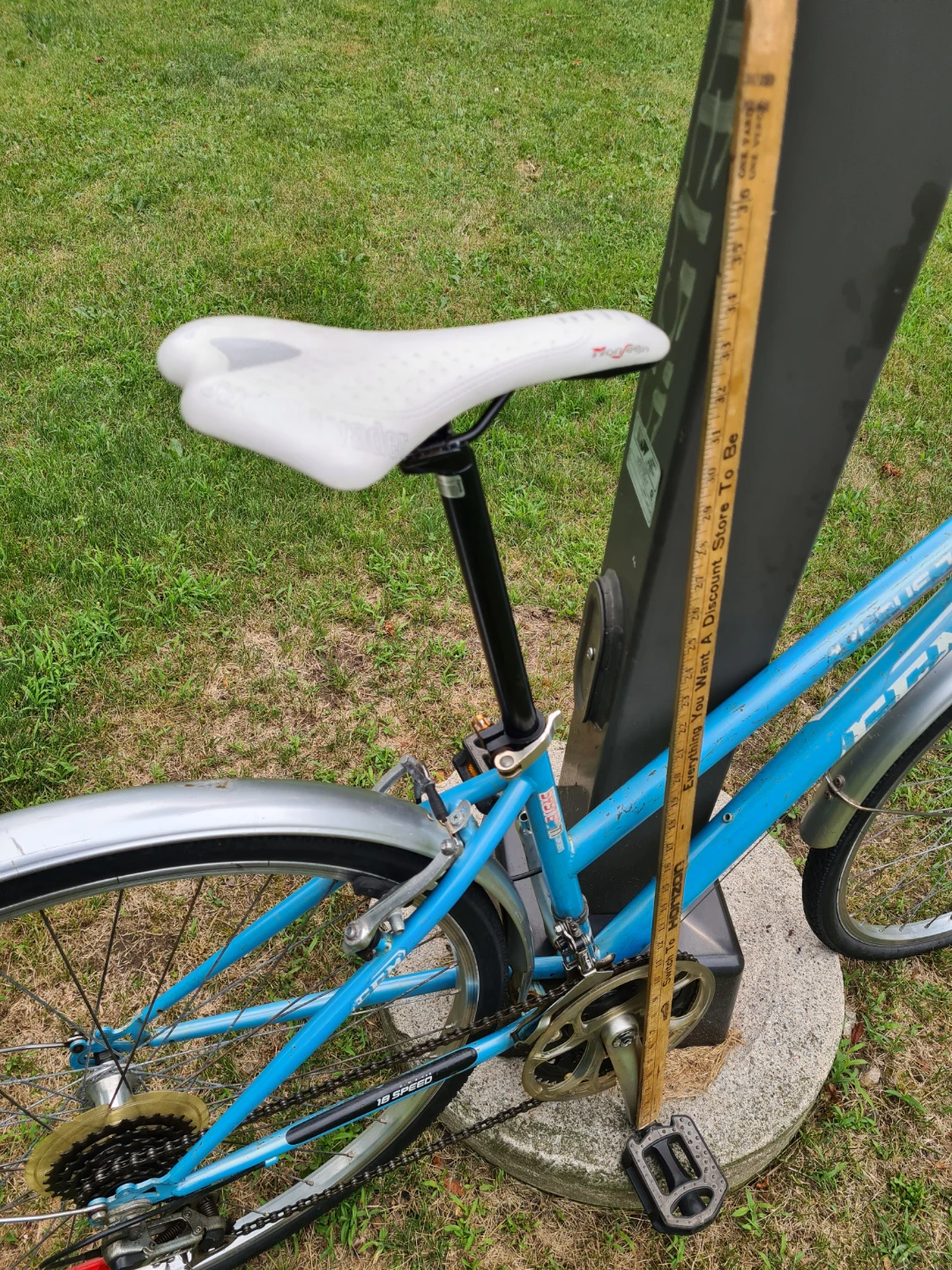 Blue CCM Hybrid Bike - photo 2