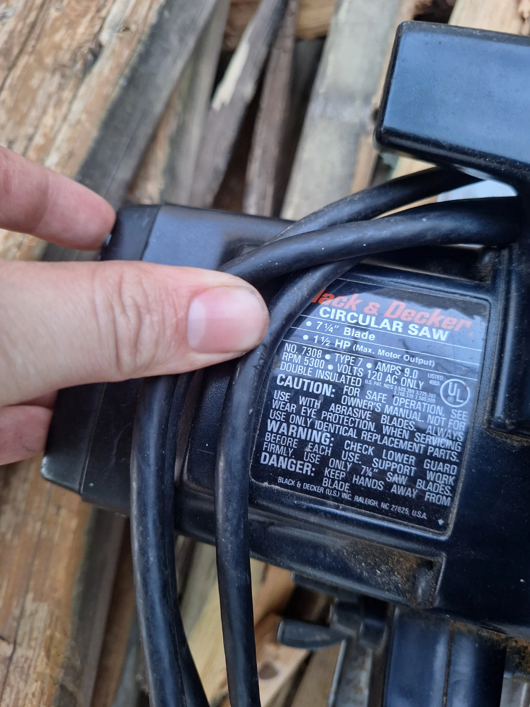 Black & Decker 7 1/4" Circular Saw - photo 2