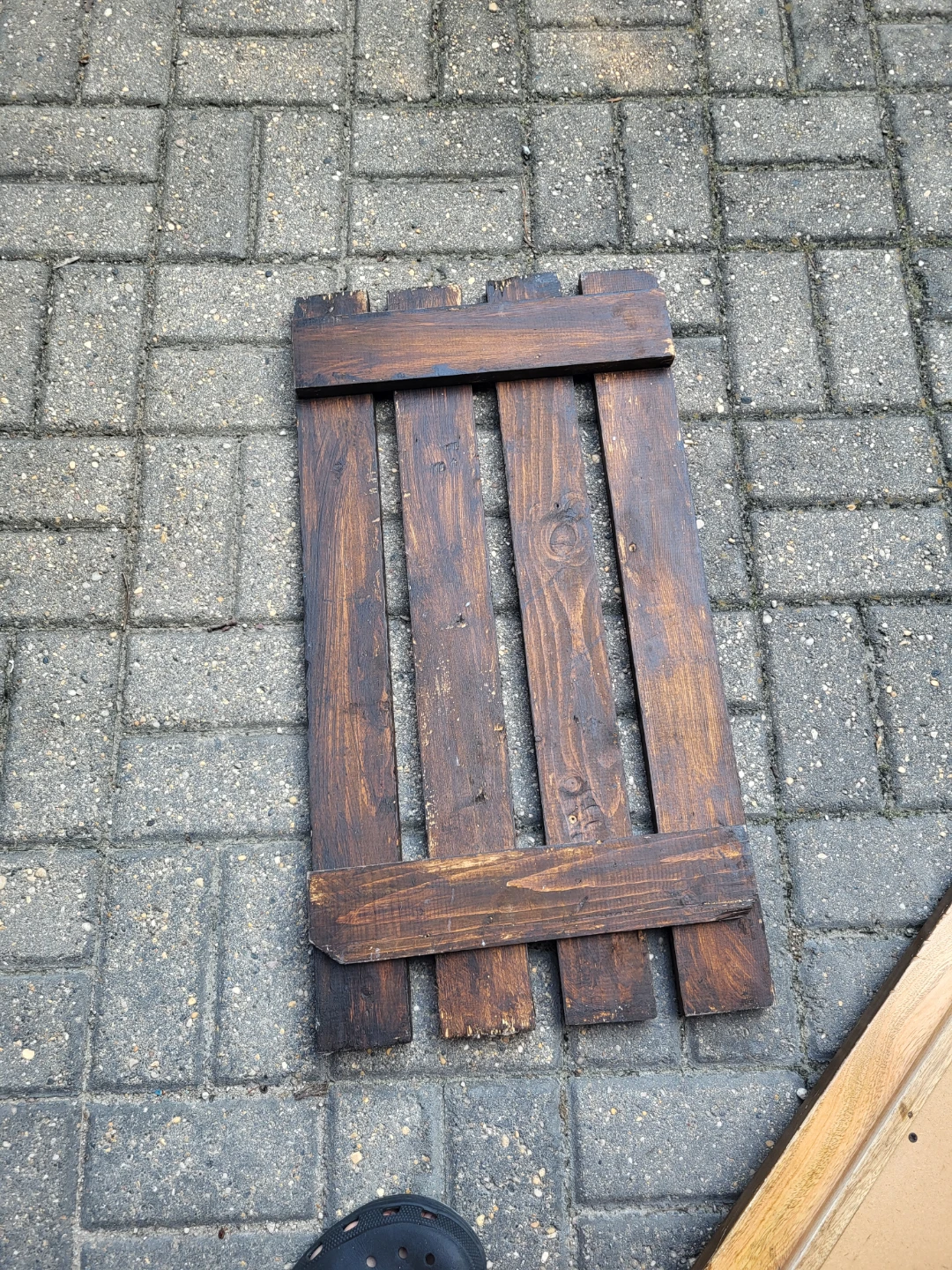 Wooden Rustic Slat Piece