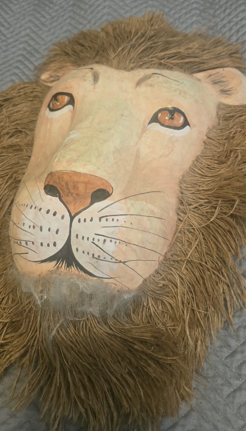 Handmade Decorative Animal Masks (Zebra, Lion, Baboon) - photo 3