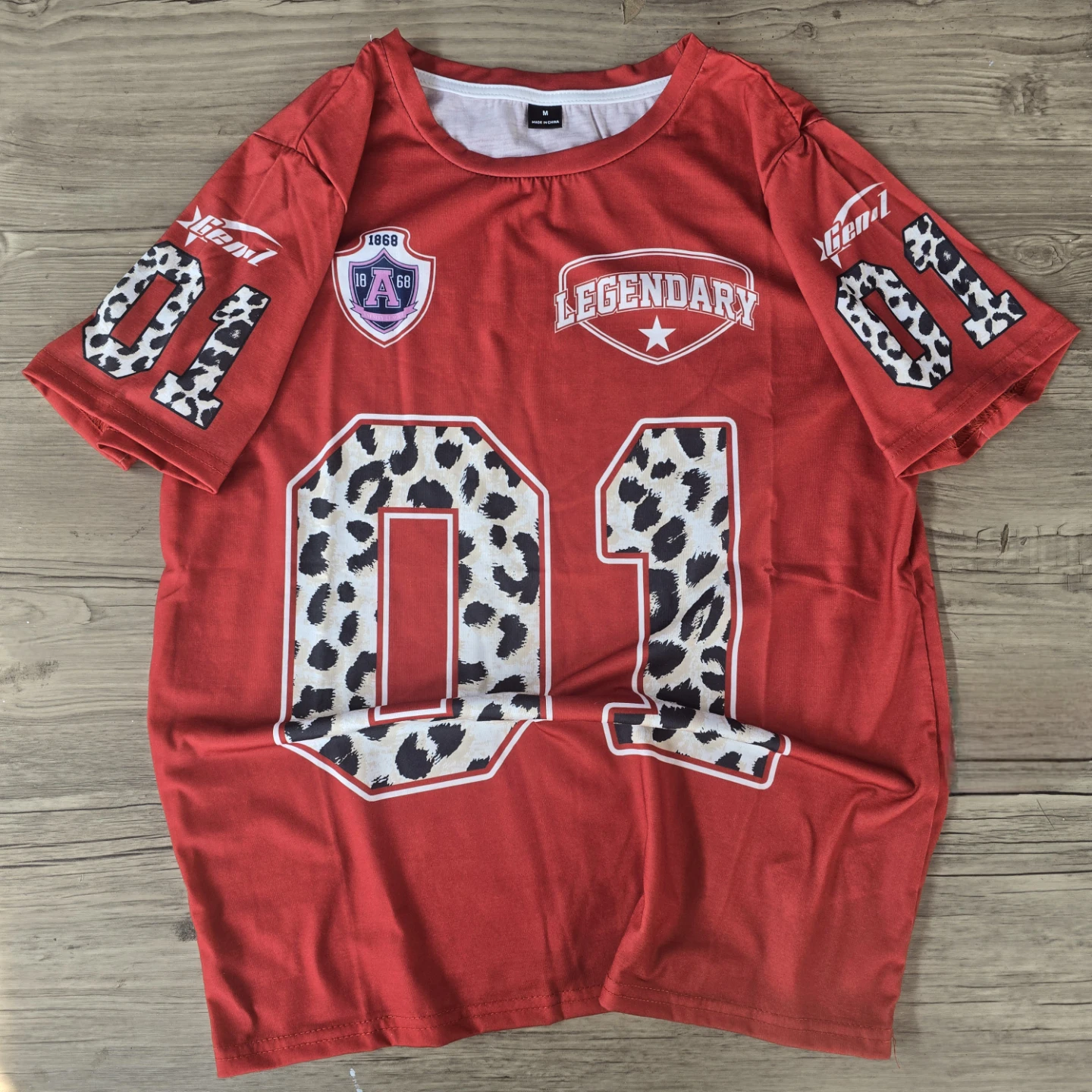 Red "Legendary" Graphic T-Shirt