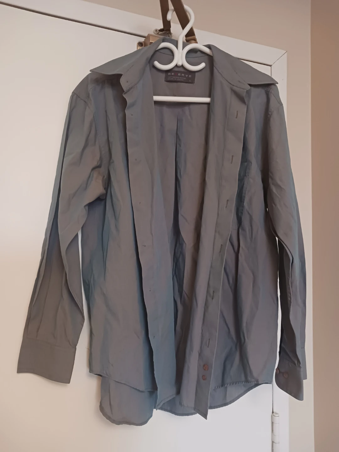 RESERVE Button-Up Shirt - Grey - photo 2