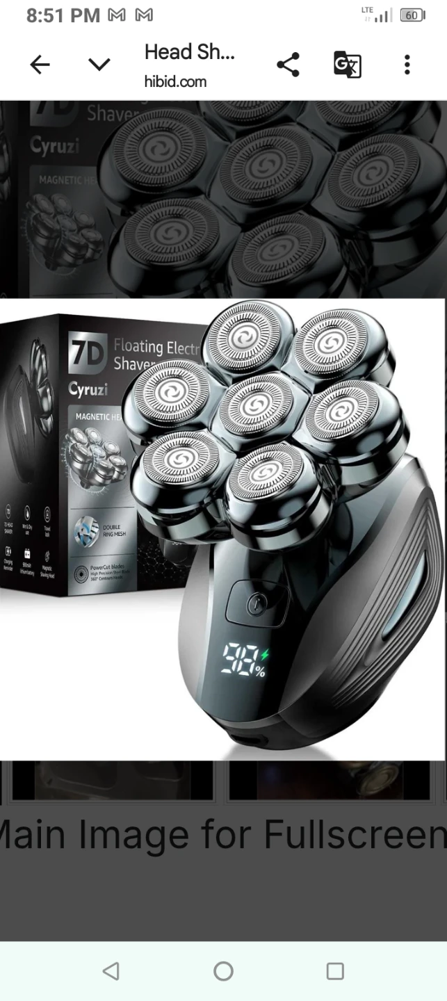 Cyruzi 7D Floating Electric Shaver