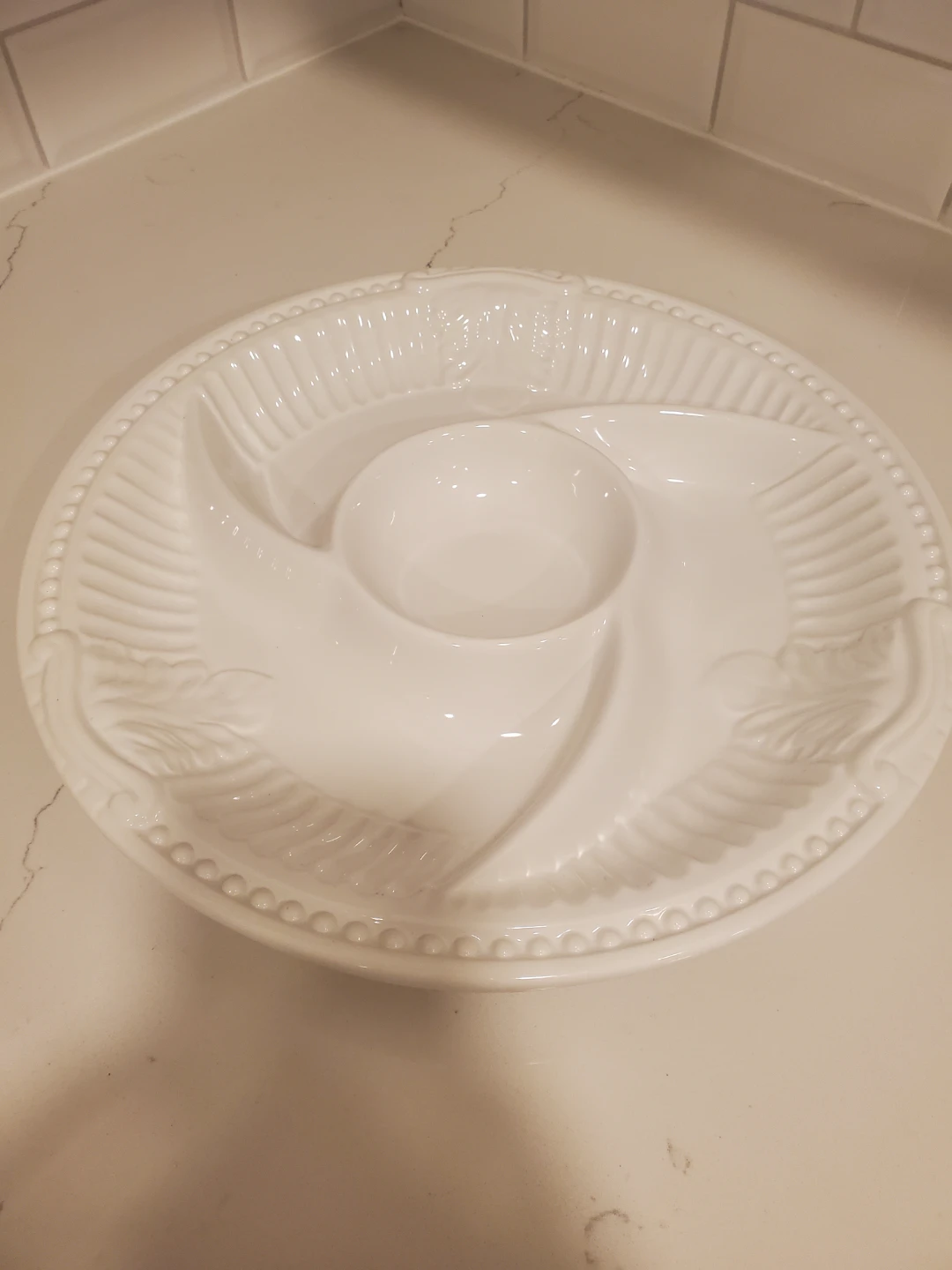 Serving Tray - 4 divided compartments