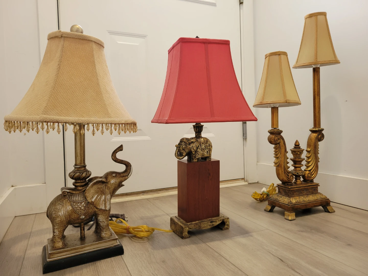 Vintage & Ornate Statement Table Lamps – Individual or Set. - photo 2