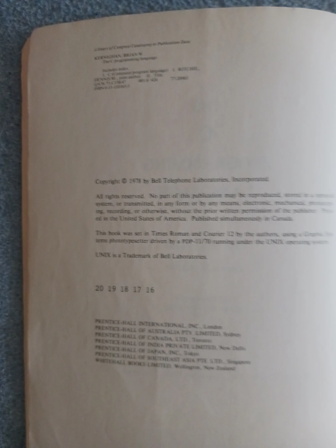 The C Programming Language Book by Kernighan and Ritchie - photo 2