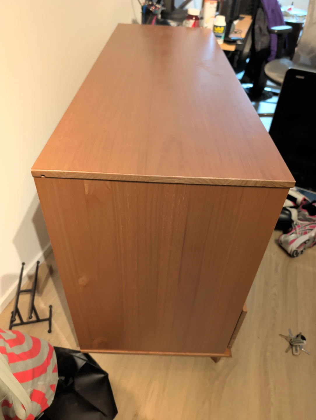 Wooden Dresser with Six Drawers - photo 4
