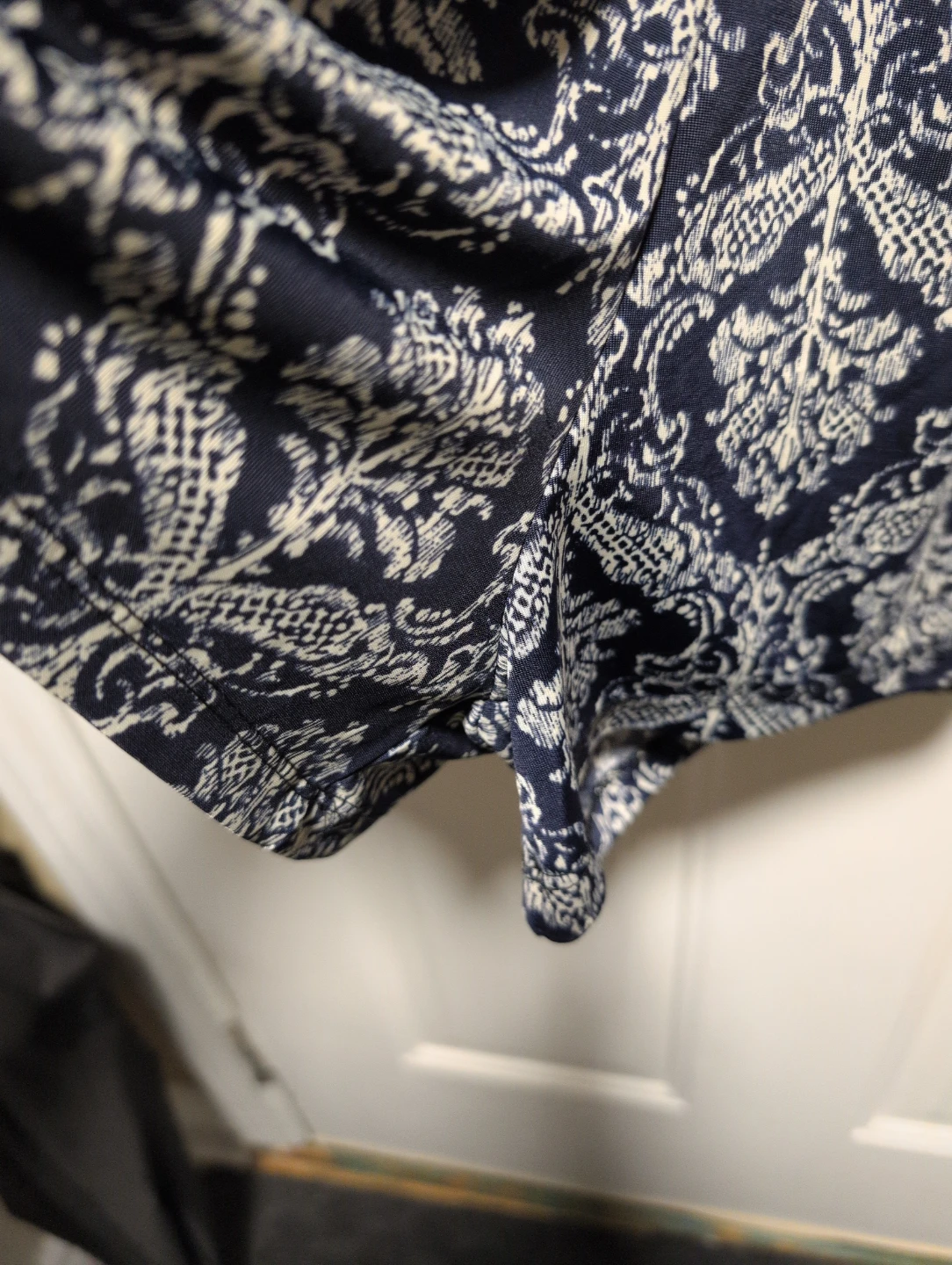 Navy Floral Strapless Romper - photo 4