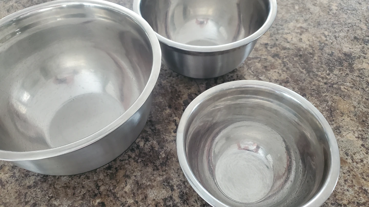 ARCOSTEEL Stainless Steel Mixing Bowls (Set of 3) - photo 4