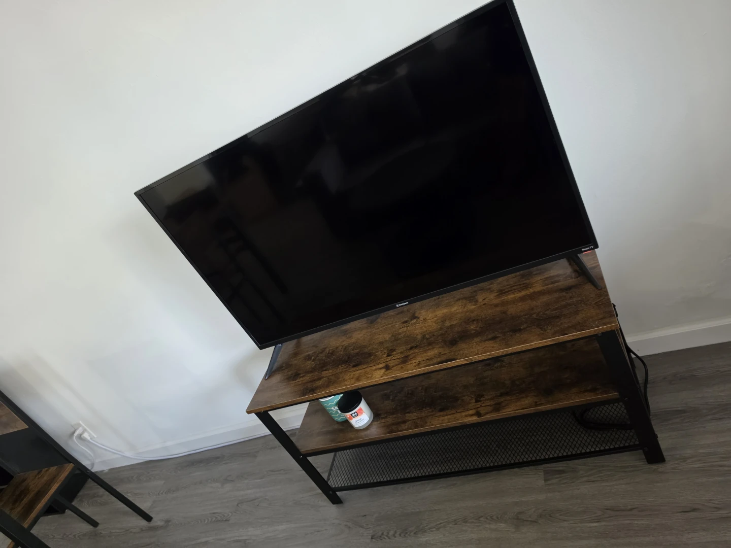 TV Stand with Power Outlets & USB – $70 - photo 3