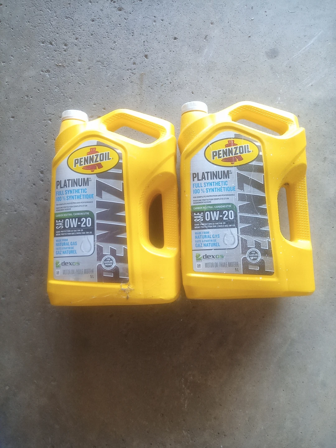 UNOPENED - Pennzoil 100%Fully Synthetic 0W-20 motor oil