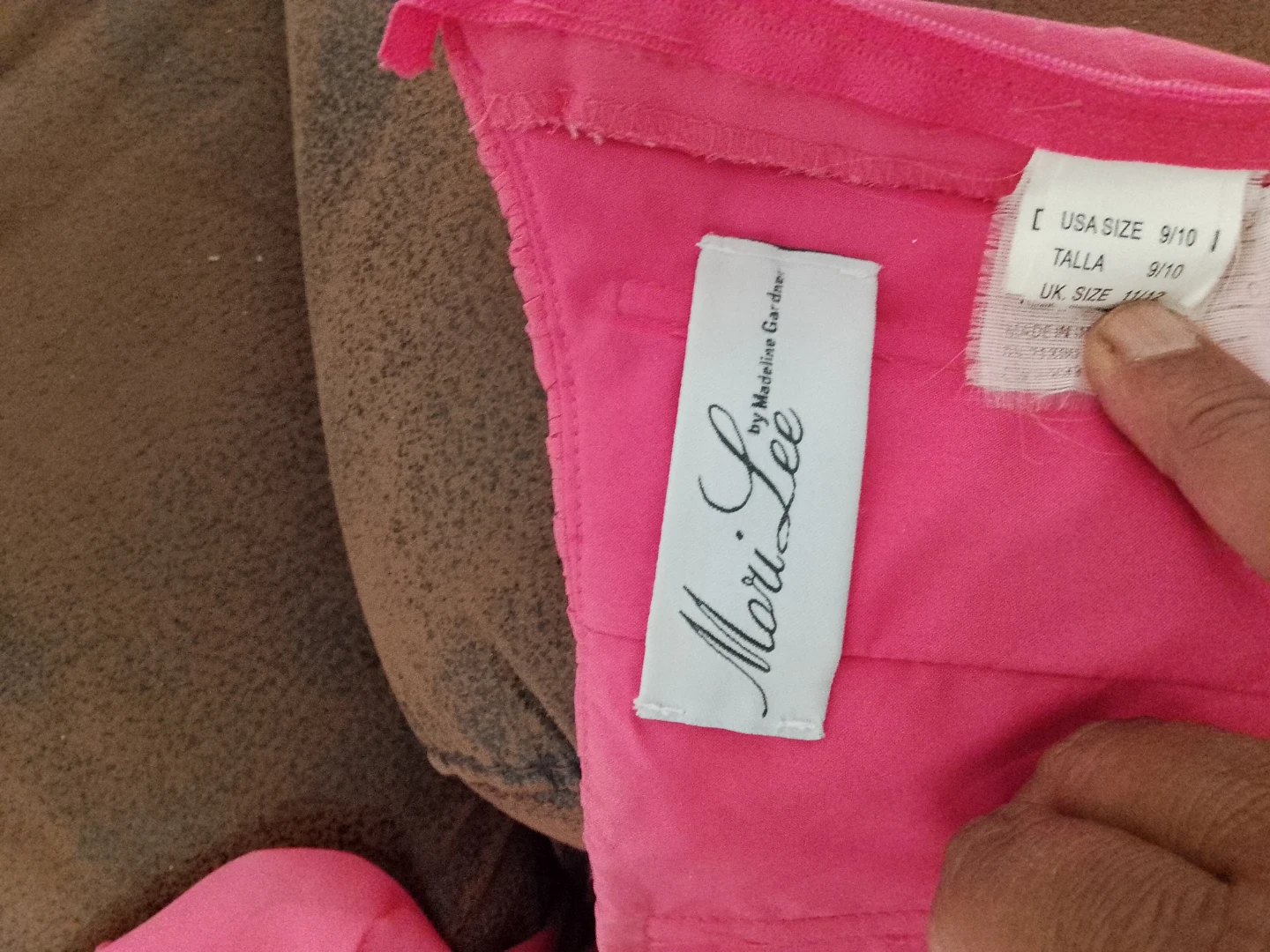 Mori Lee by Madeline Gardner Pink Strapless Dress - photo 2