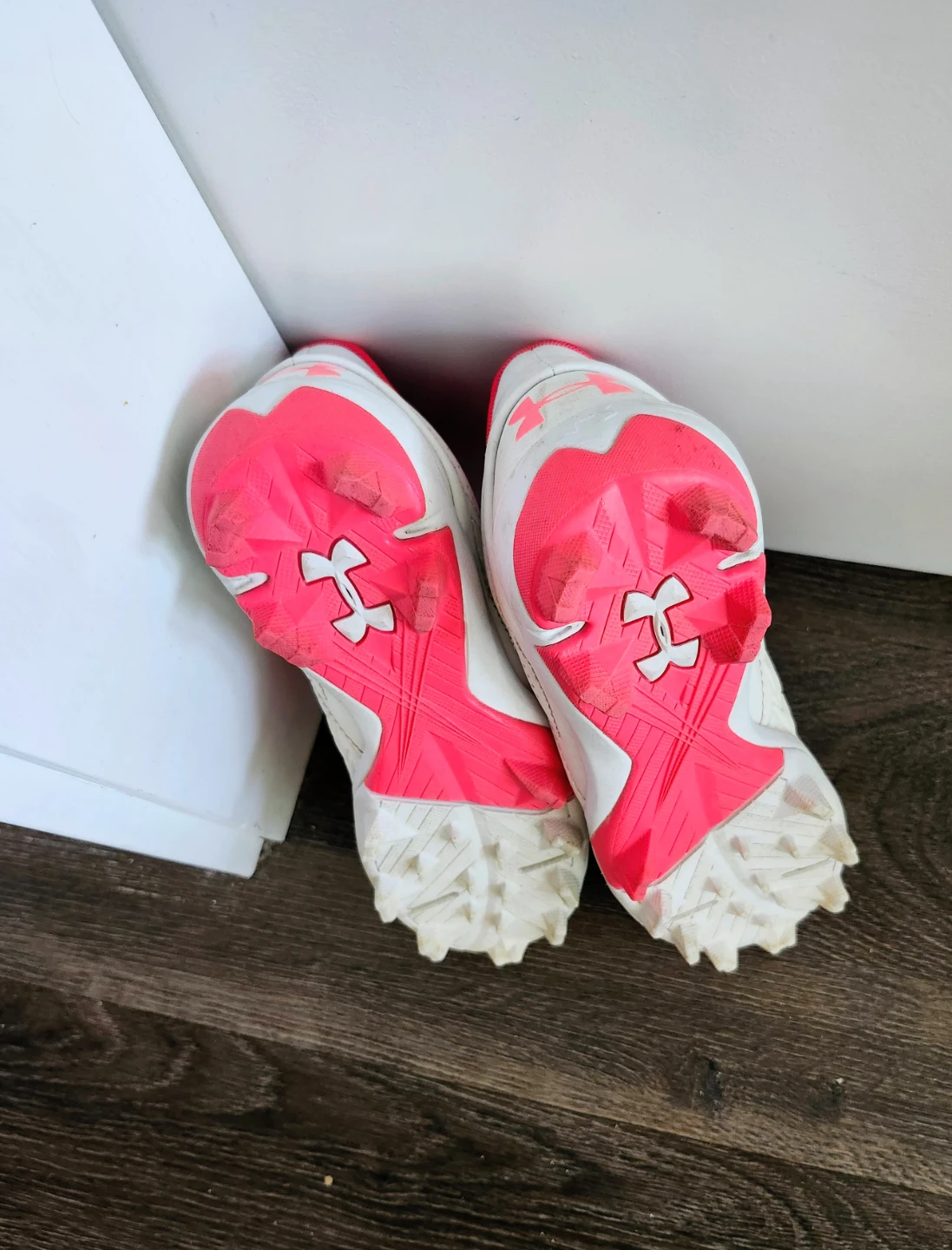 Under Armour White/Pink Cleats - photo 4
