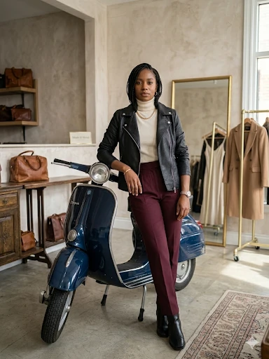 Reitmans Black Faux Leather Moto Jacket - photo 2