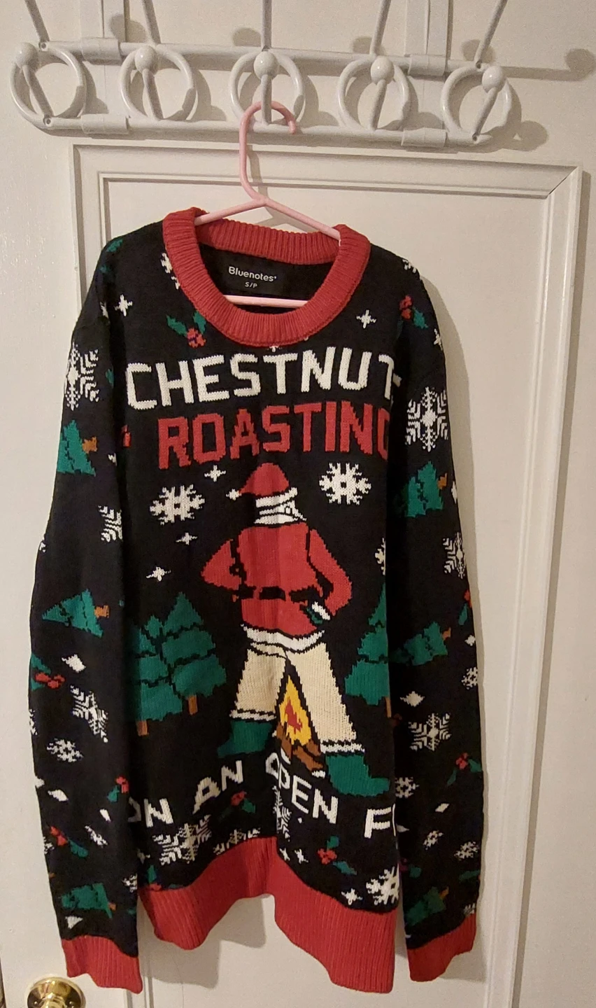 "Chestnuts Roasting" Christmas Sweater - photo 2