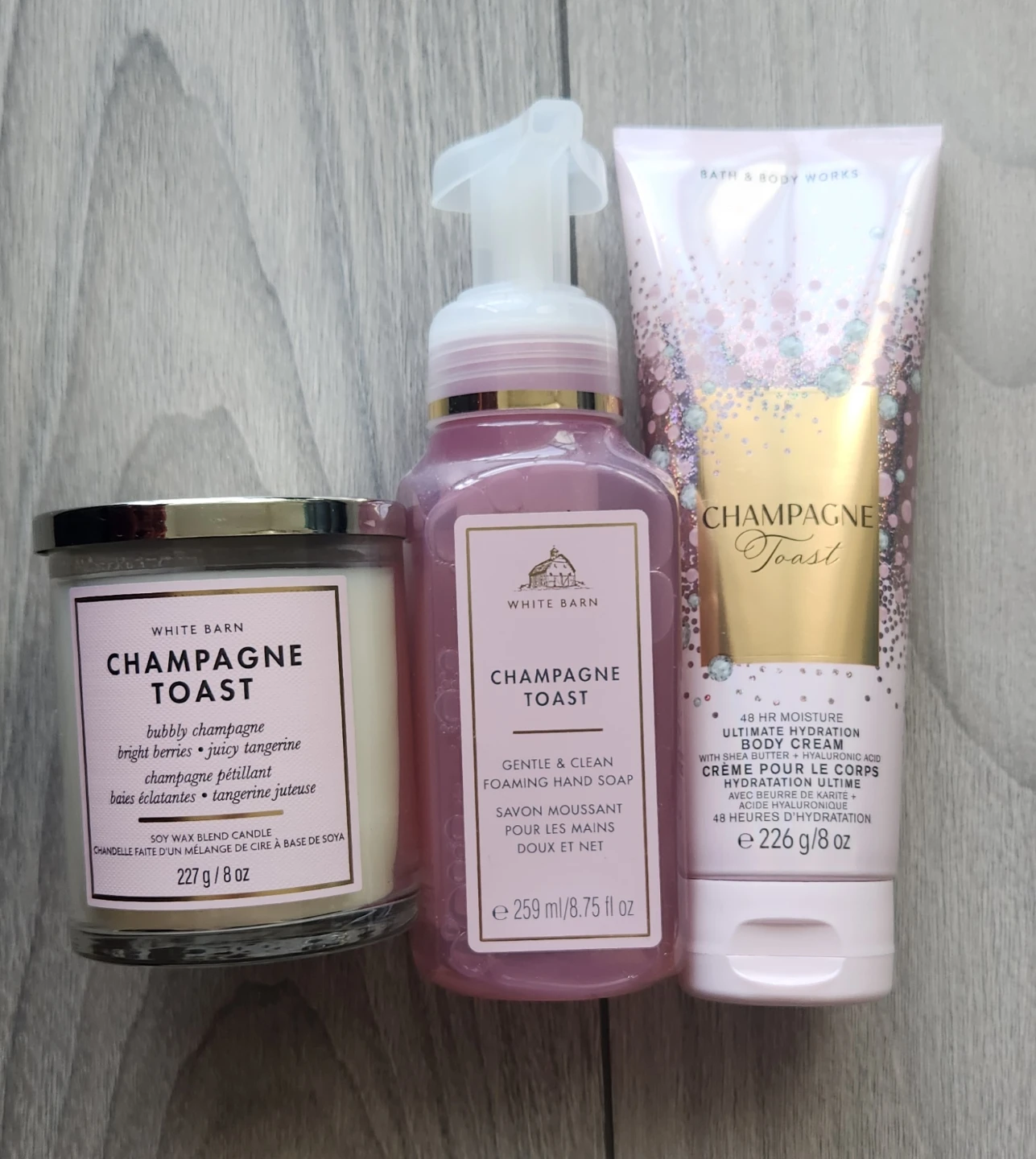 Brand New - Bath and Bodyworks Champagne Toast set