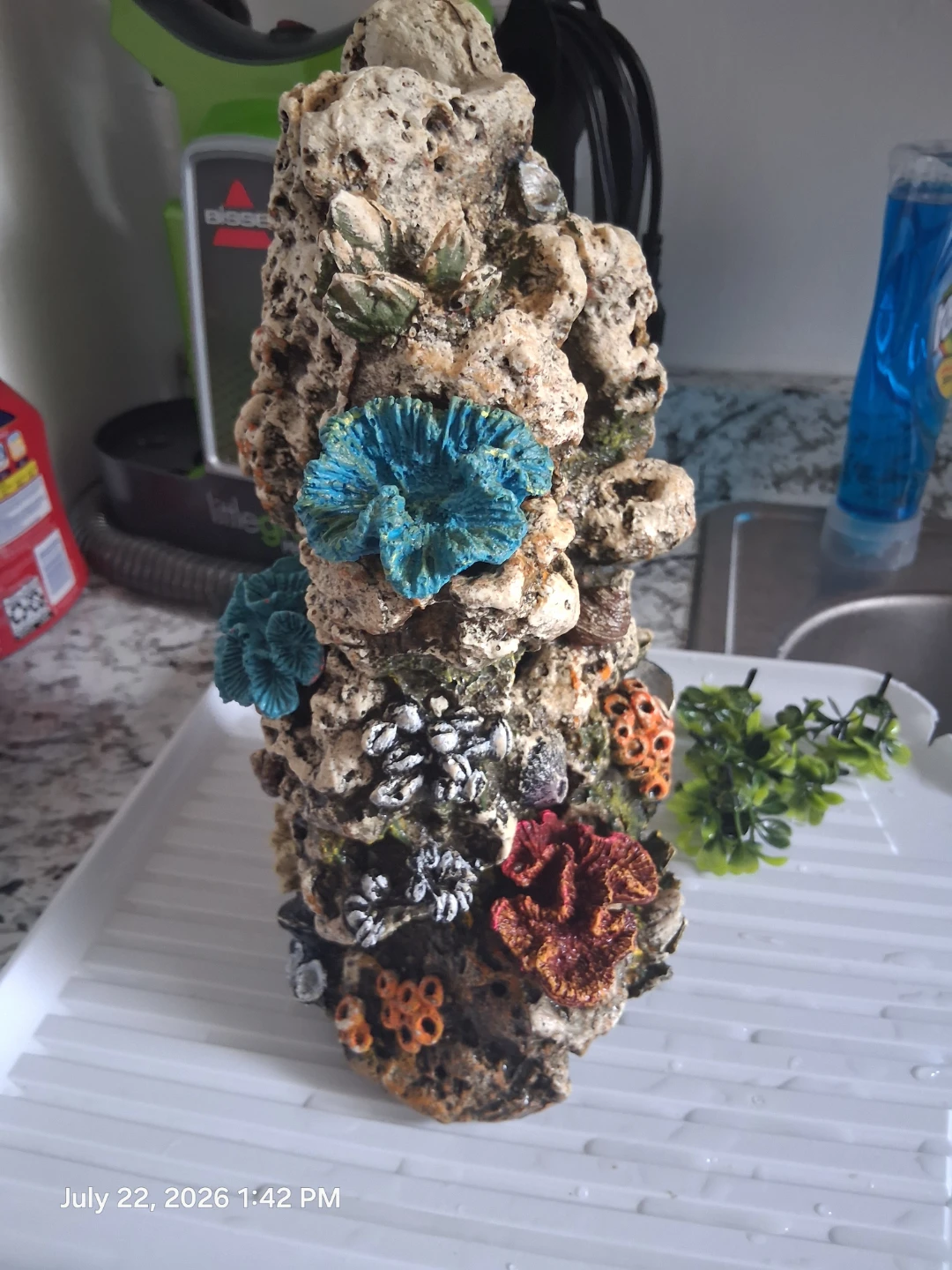 Aquarium Rock Decor with Coral - photo 4