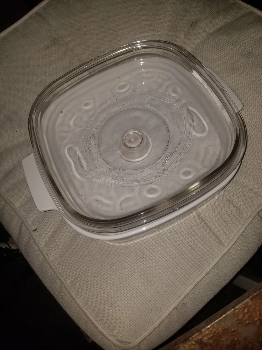 Corning Ware Glass Square Baking Dish with Lid