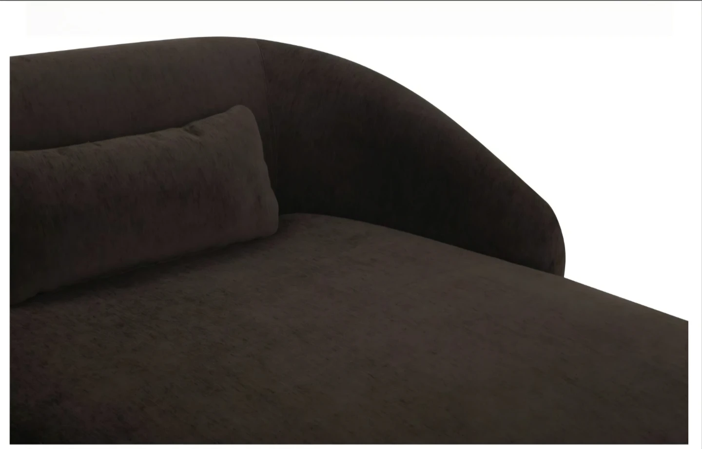 Dark Brown Chaise Lounge - photo 3