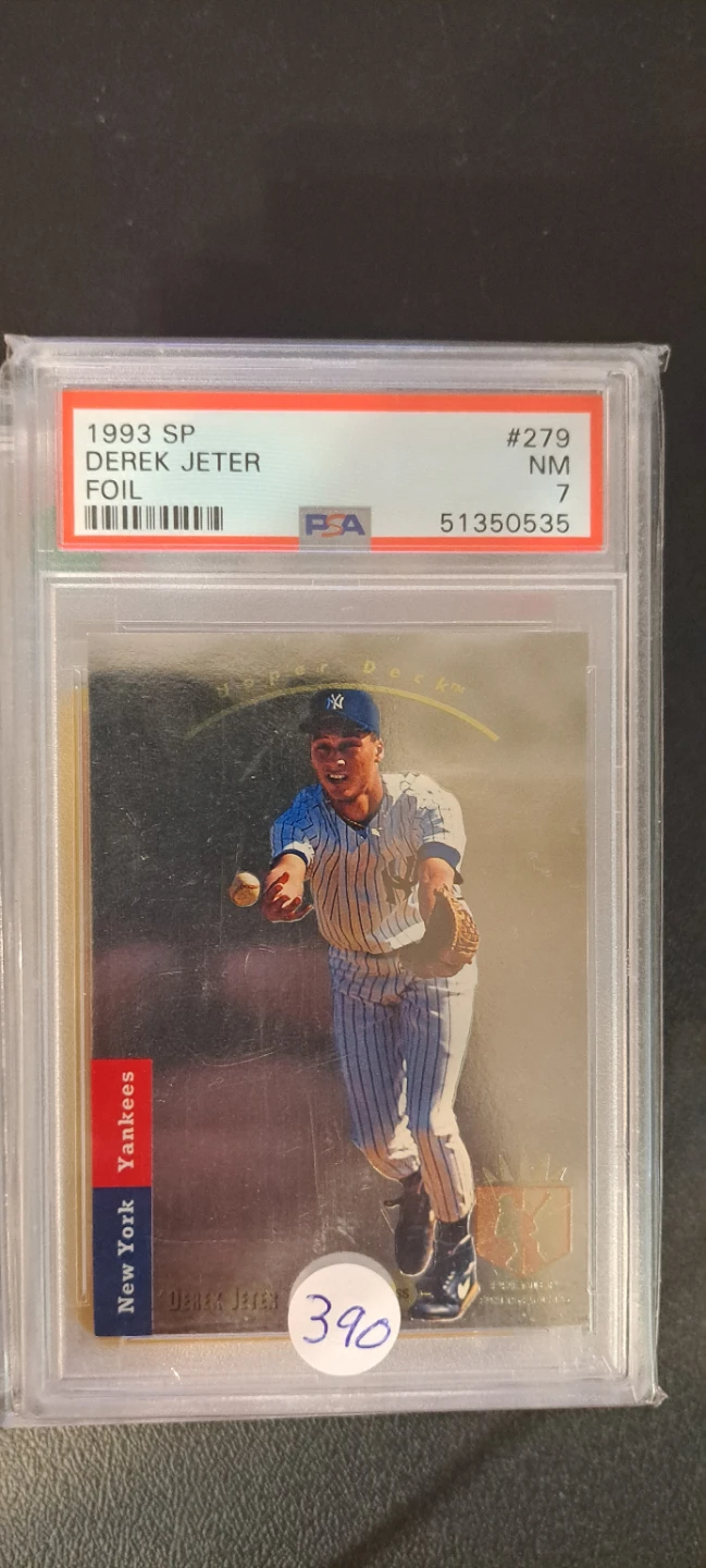 1993 SP Derek Jeter Baseball Card #279 NM PSA 7