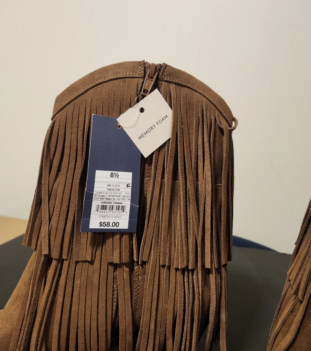Universal Thread Fringe Boots Size 8.5 - photo 3