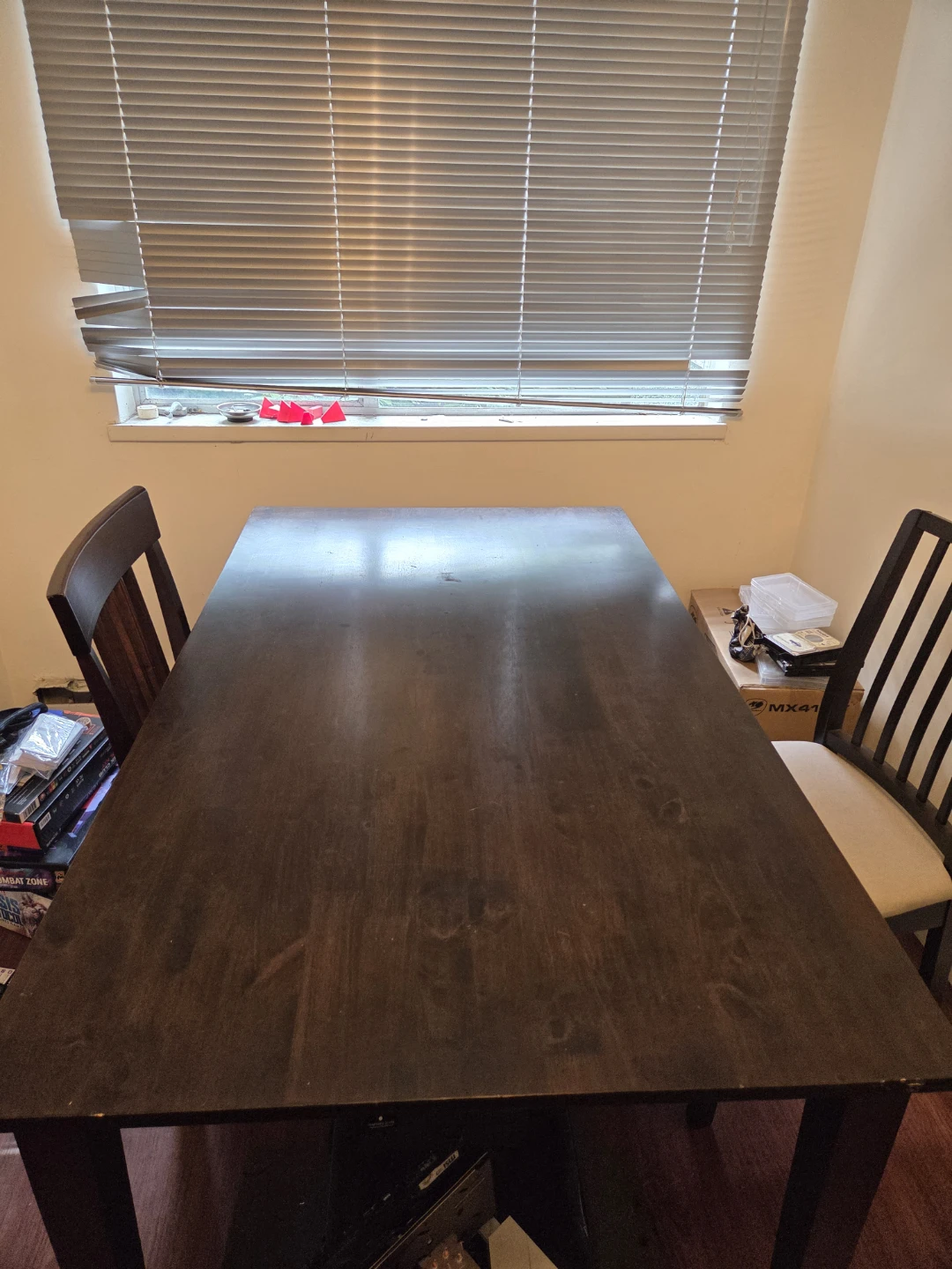 Dark Wood Dining Table