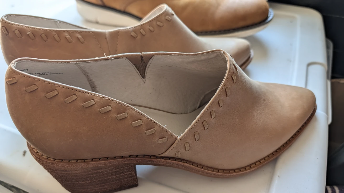 CASLON Leather Ankle Boots Size 8.5