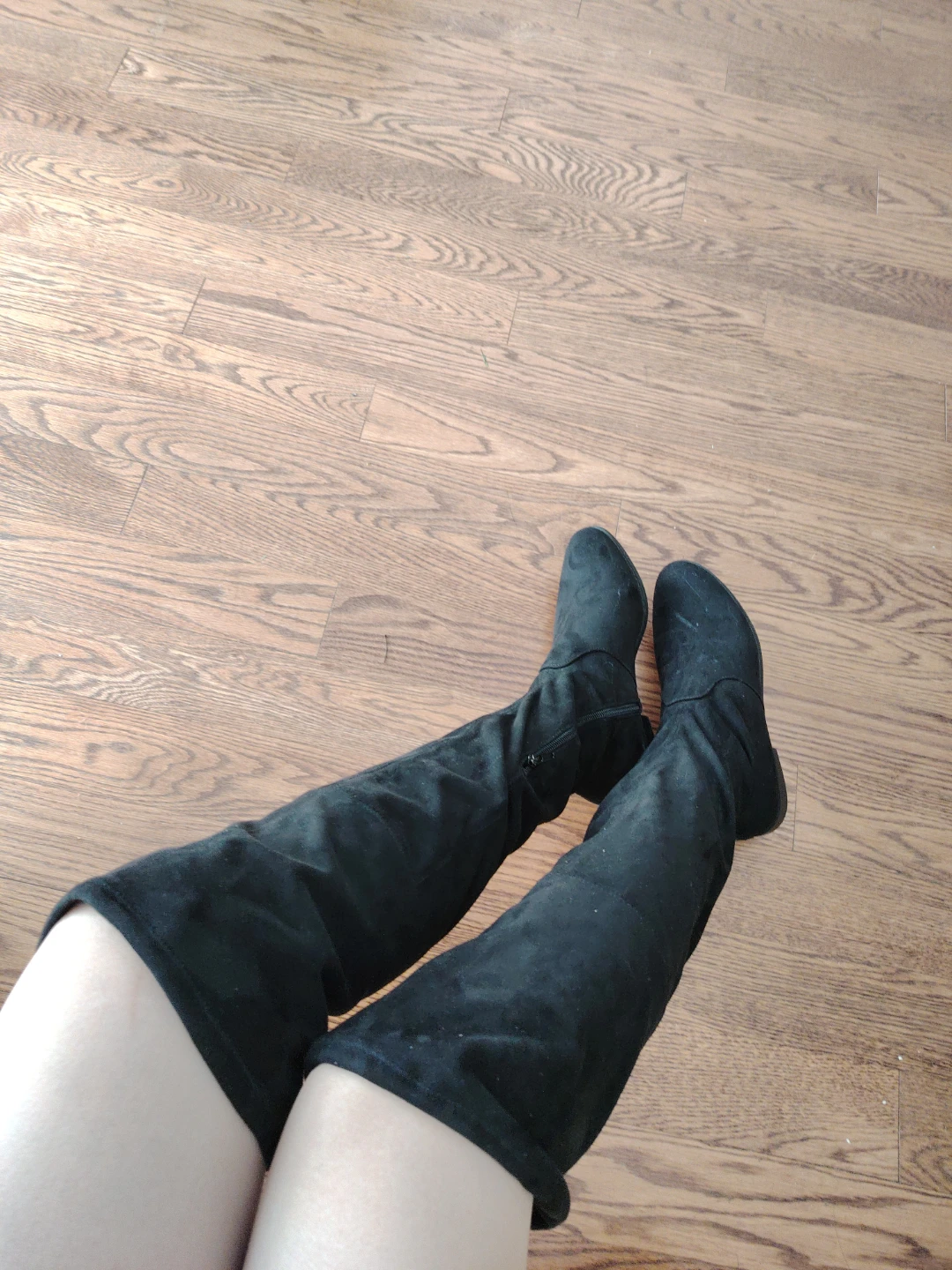 Kelly & Katie Black Suede Over-the-Knee Boots - photo 3