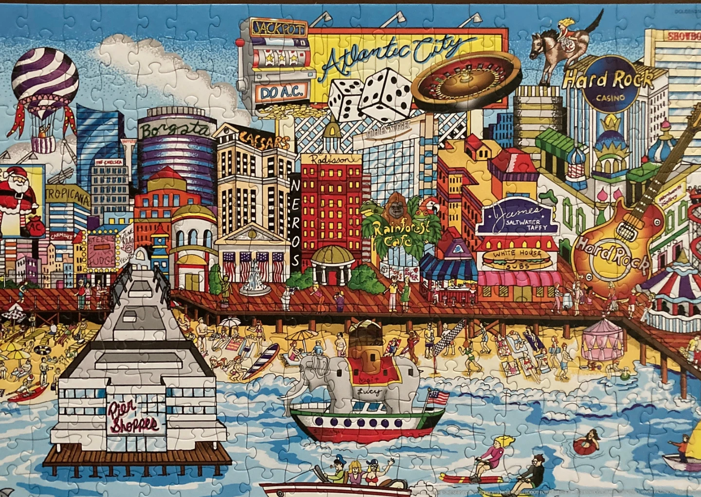 “DOWN ON THE BOARDWALK” 300 PIECE PUZZLE (BY TCG TOYS) - photo 2
