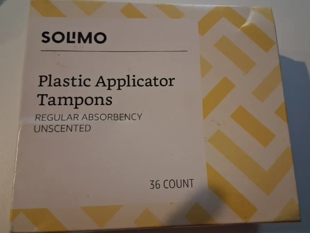 Solimo Plastic Applicator Tampons - Regular Absorbency