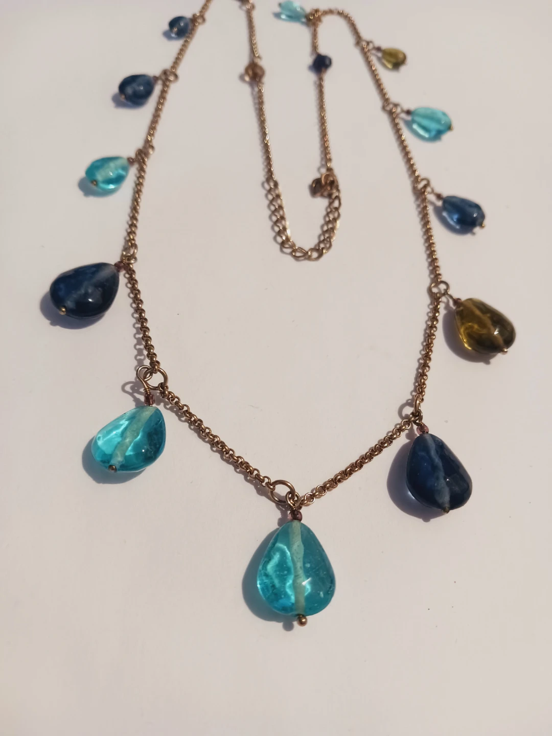 Teardrop Bead Charm Necklace - photo 2