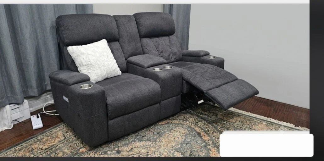 URGENT SELL, Grey Reclining Sofa Set – Very Comfortable, OBO - photo 2