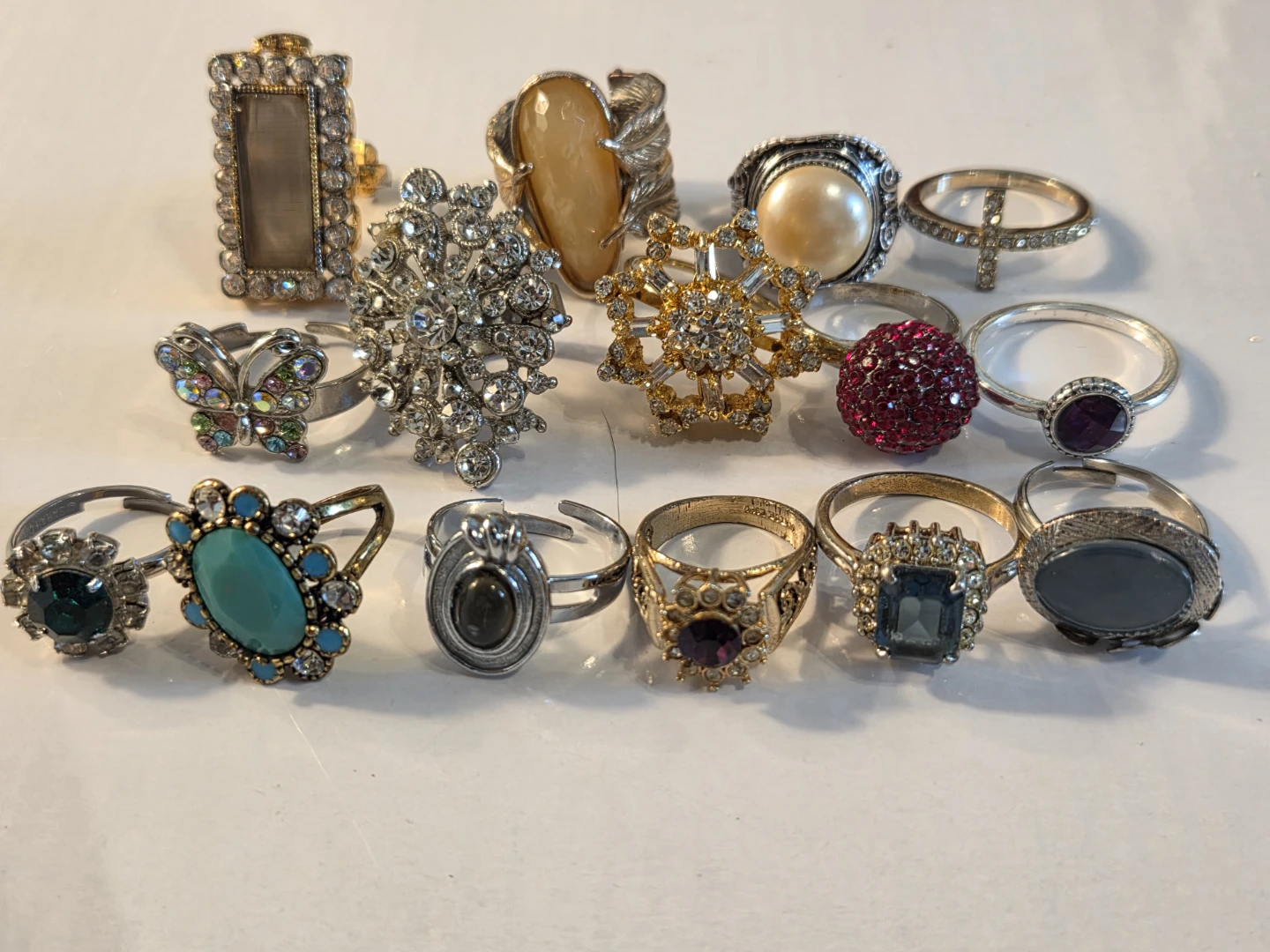 Assorted Costume Rings - Various Styles