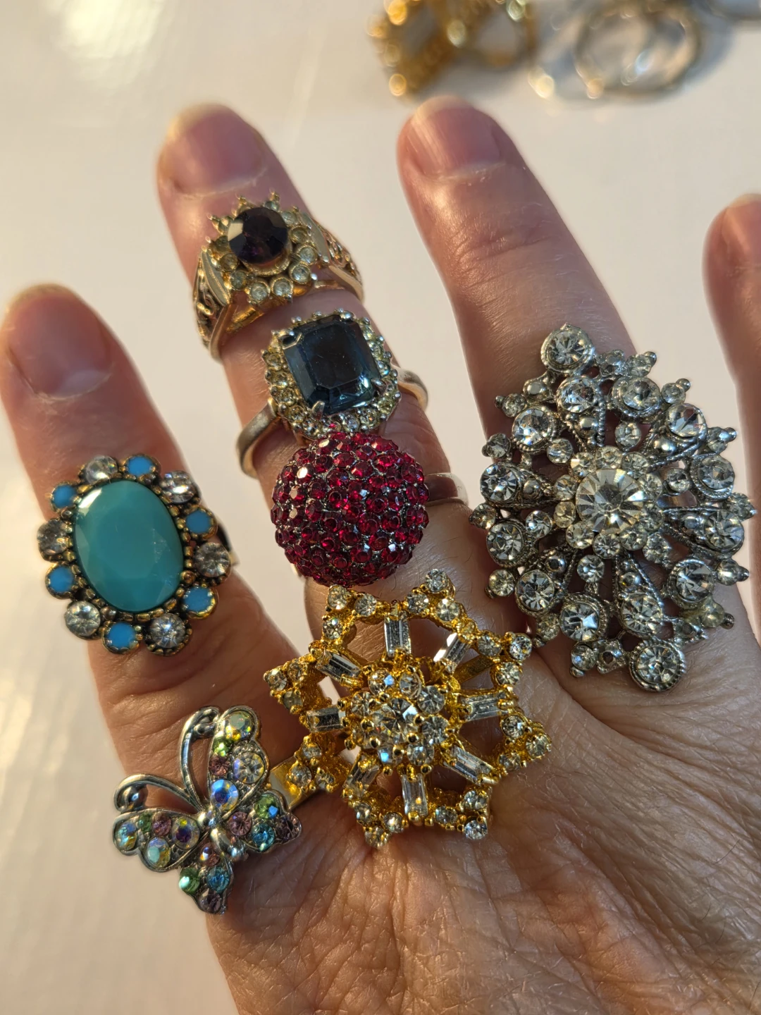 Assorted Costume Rings - Various Styles - photo 4