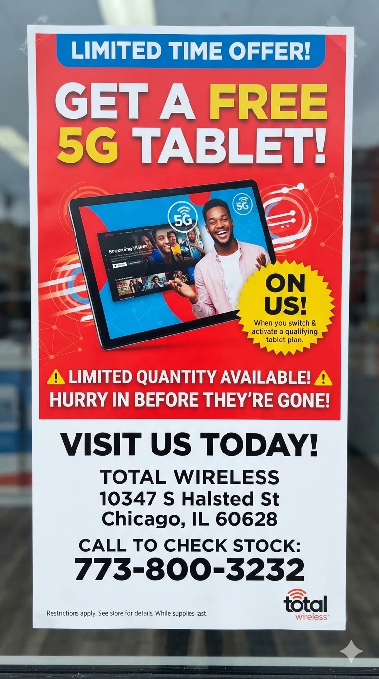 Free 5G Tablet Offer