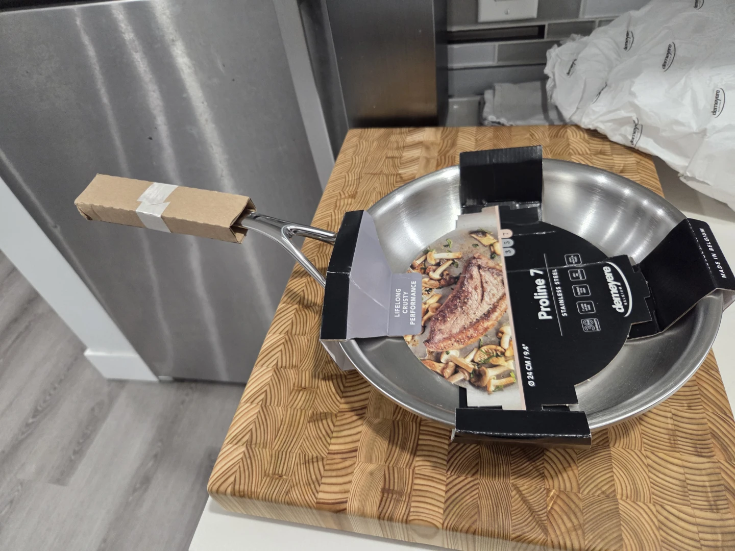 Demeyere Proline 7 9.4" Stainless Steel Frying Pan 24cm / 9.4"