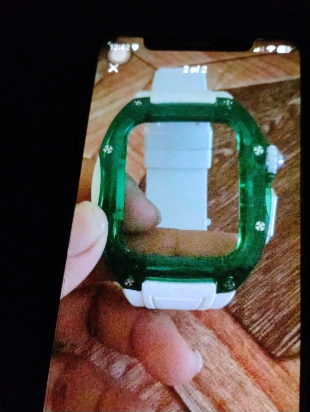 Green Protective Case for Apple Watch