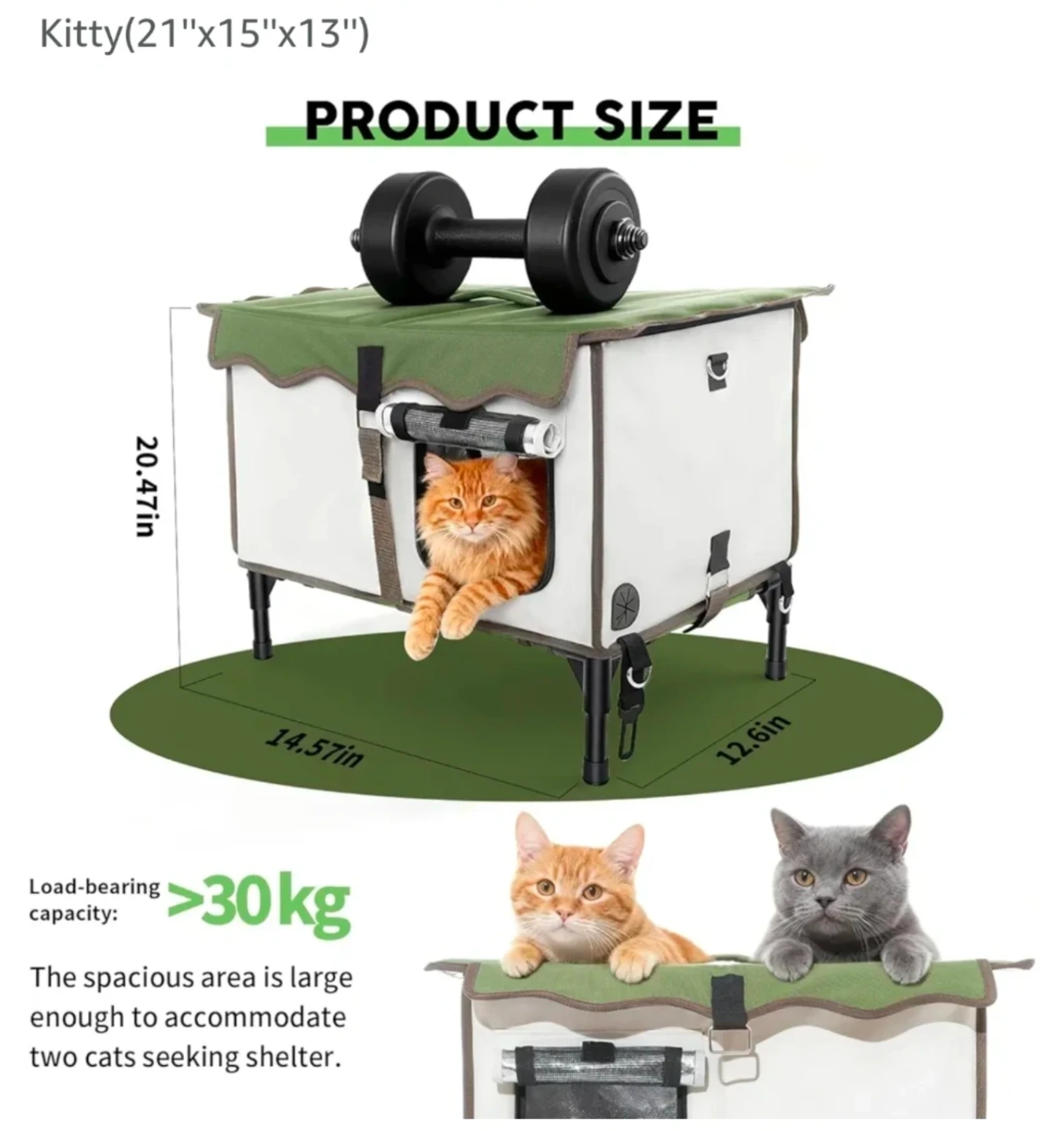 Insulated Cat House.