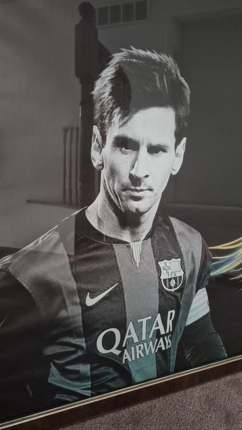 Framed Lionel Messi Barcelona Print - photo 4