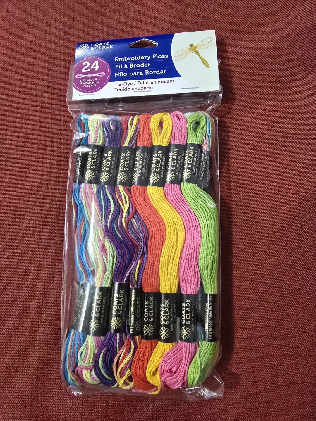Coats & Clark Embroidery Floss Tie-Dye (24 Count)