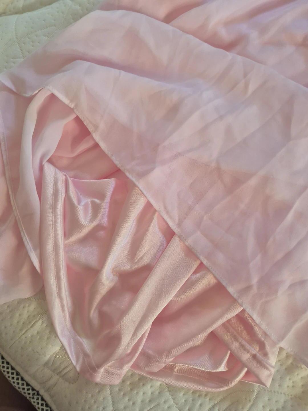 Pink Chiffon One-Shoulder  Dress - photo 3