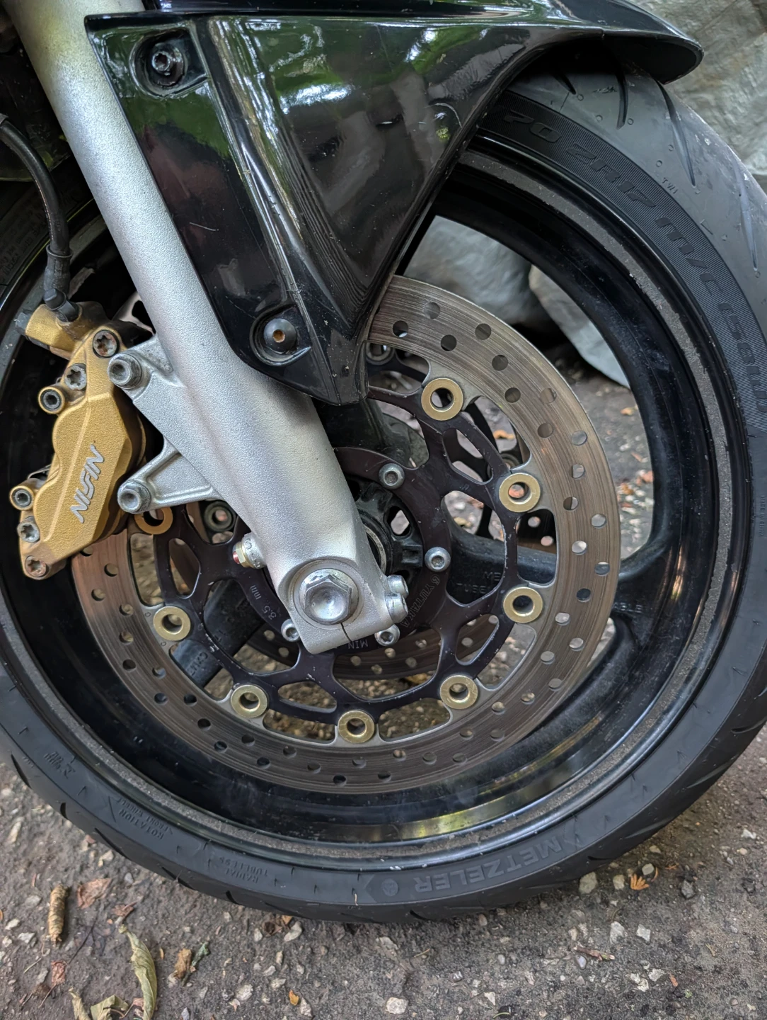 Black Honda CBR Motorcycle - photo 4