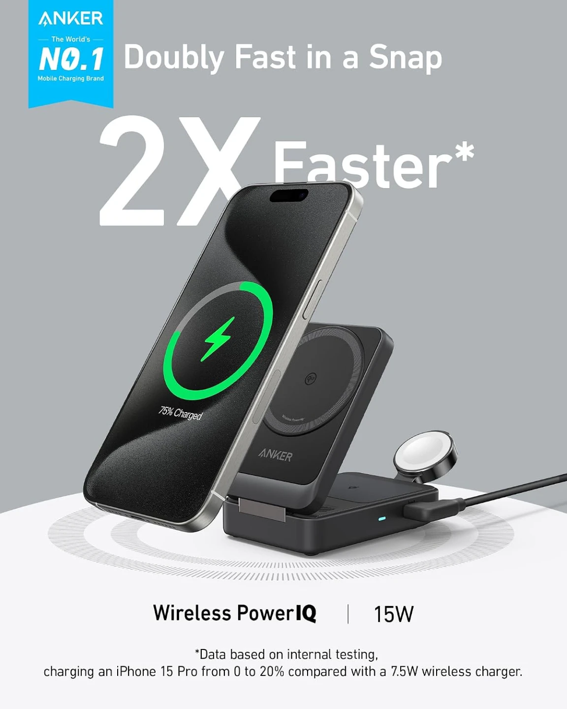 Anker 3 in 1 charger. - photo 2
