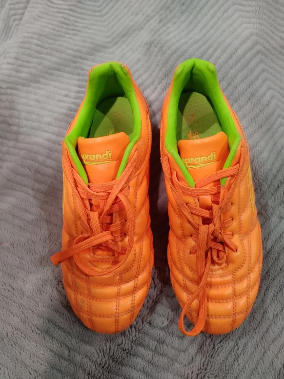 Sprandi Orange Soccer Cleats