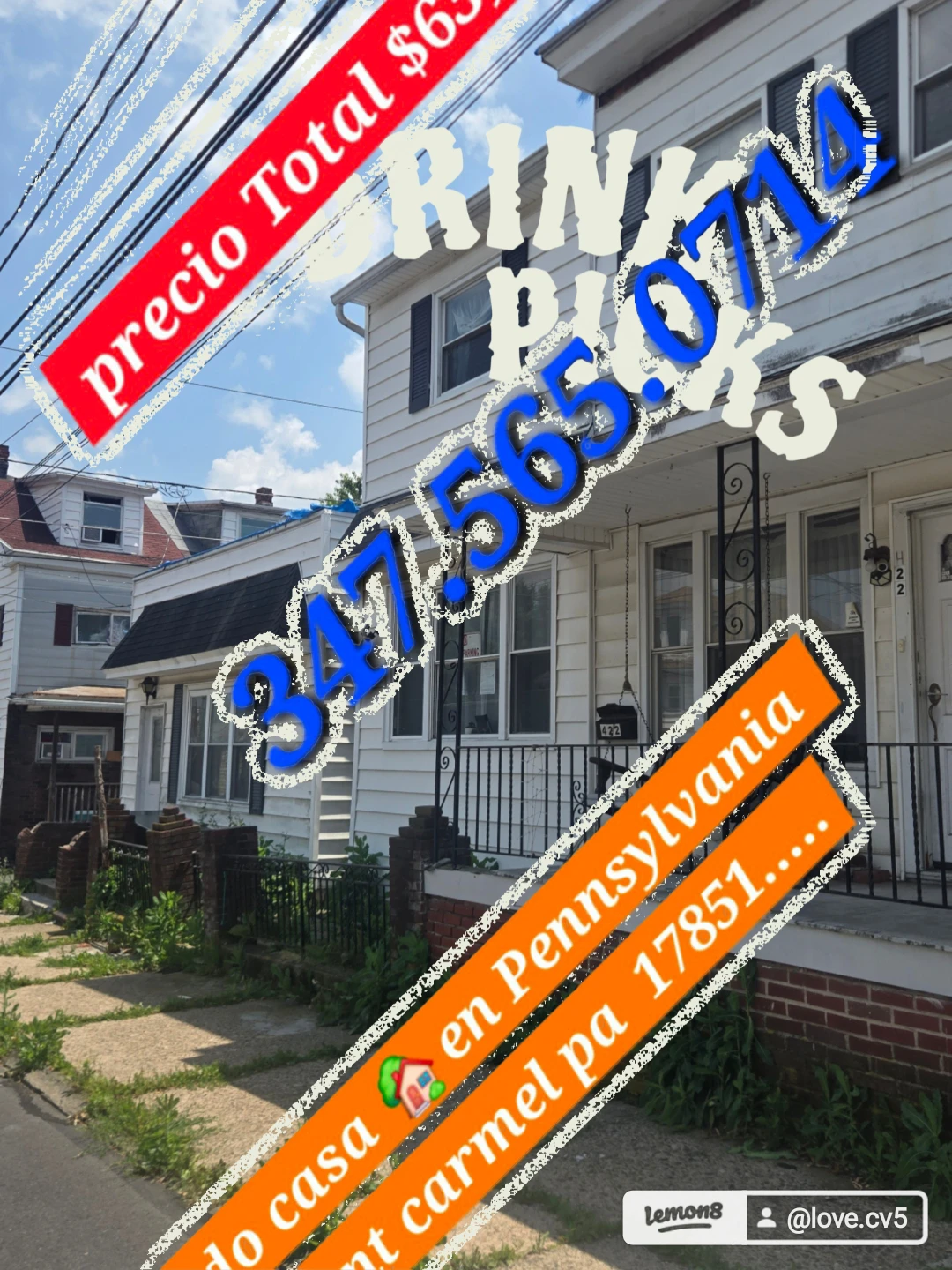 Vendo casa 🏡 en Pennsylvania Dueño A Dueño