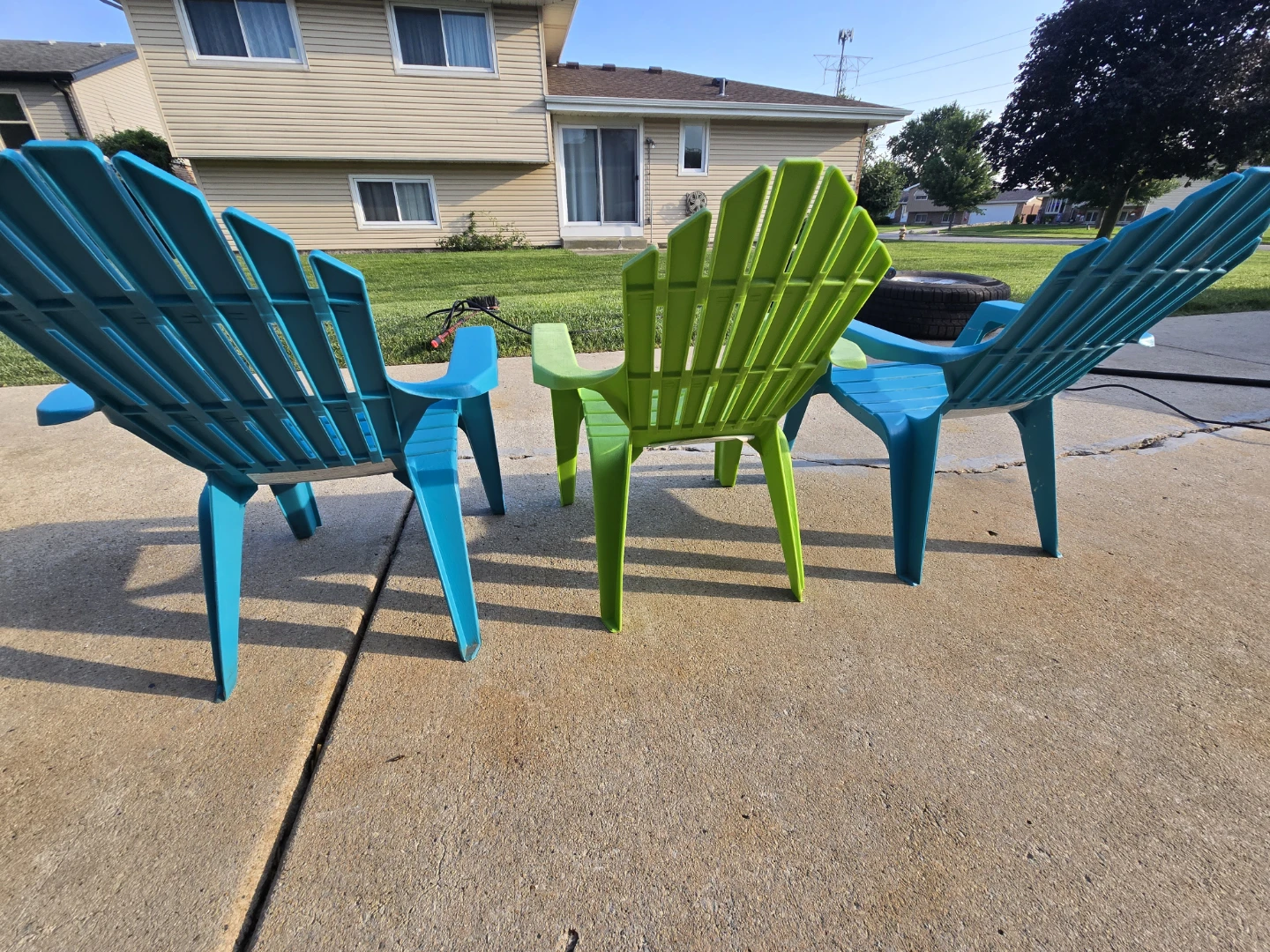 Plastic Adirondack Children's Chairs (3) - photo 2