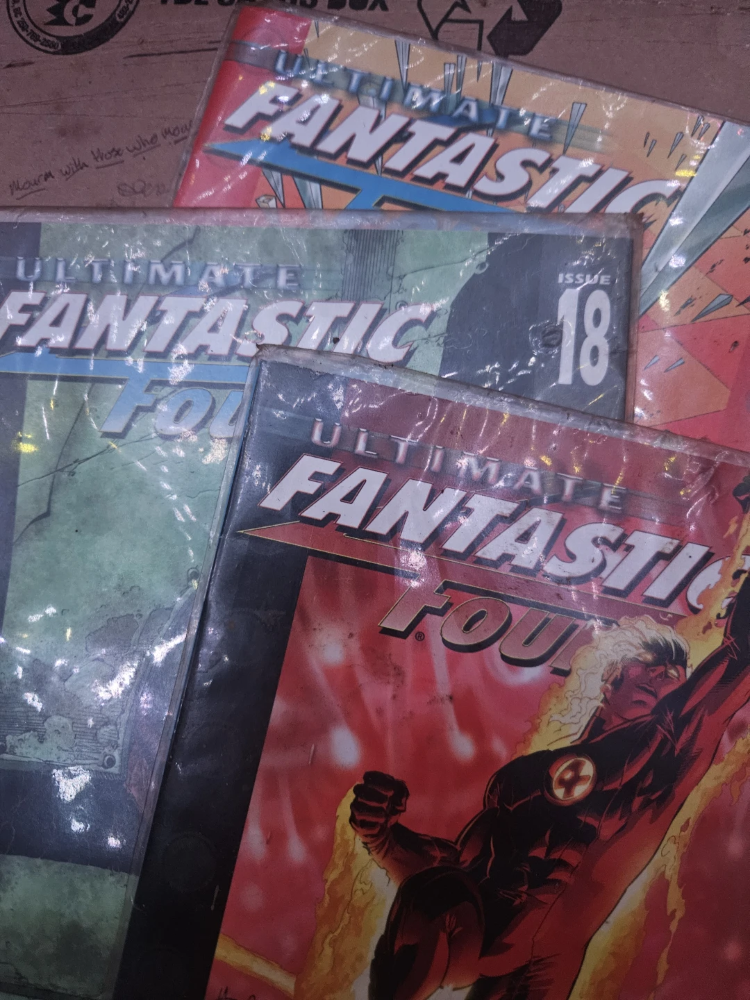 Ultimate Fantastic Four Comic Issues 16, 17, 18