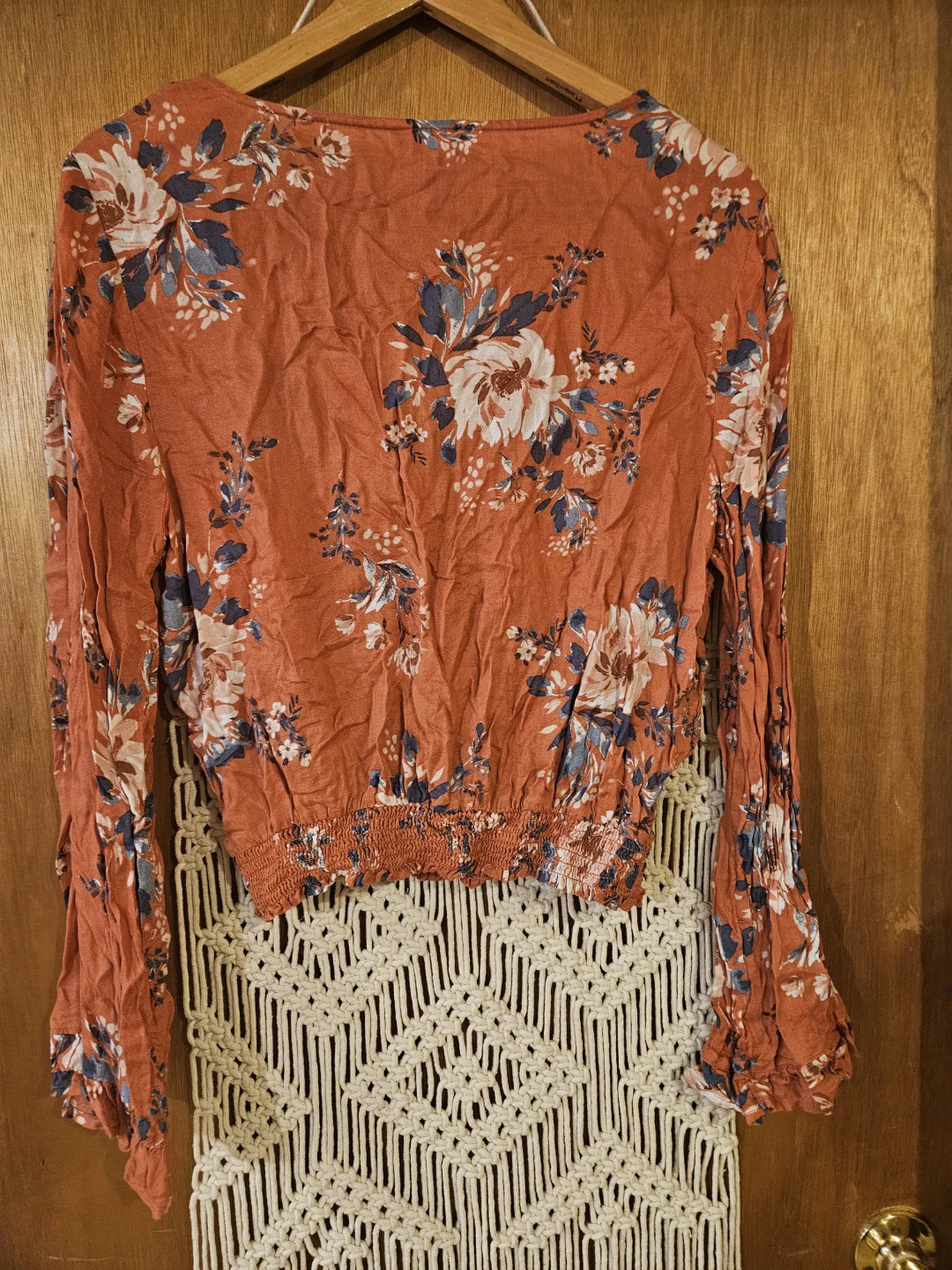 Arizona Jean Co. Women's Floral Print Wrap Top - photo 4