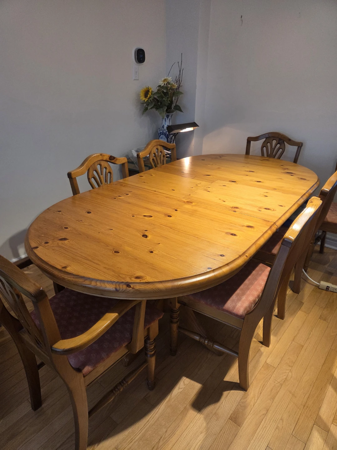 Wooden Dining Table with 6 Chairs - photo 4